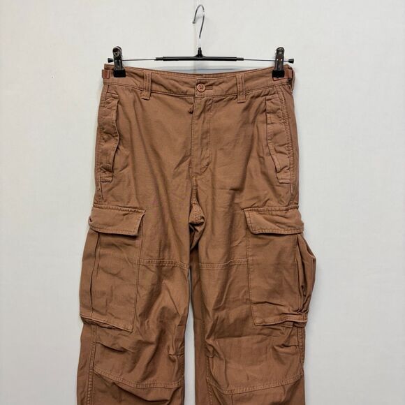 Tna Aritzia Women Utility Cargo Pants Size 2 Cotton Wide Leg C068 -21 - Picture 13 of 16